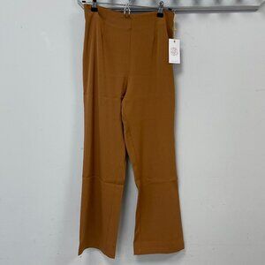 Backyard Roses Casey Stretch Pant in Camel - Size Small - NWT